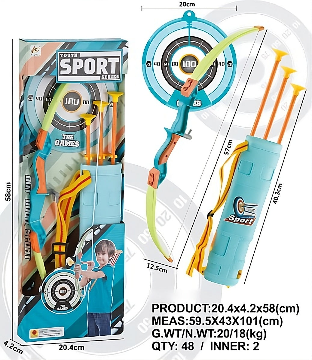 Bow and Arrow Toy Set – Safe Suction Arrows for Kids